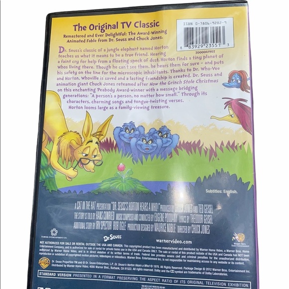 Dr Seuss’s Horton Hears a Who DVD - Picture 2 of 4
